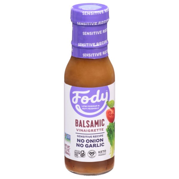 Fody Food Co - Balsamic Vinaigrette Dressing, 8oz | Pack of 6 - PlantX US