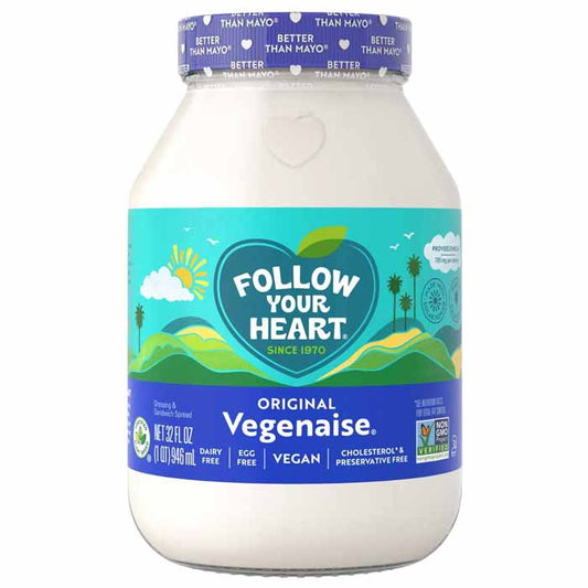 Follow Your Heart - Vegenaise Original, 32oz  Pack of 6