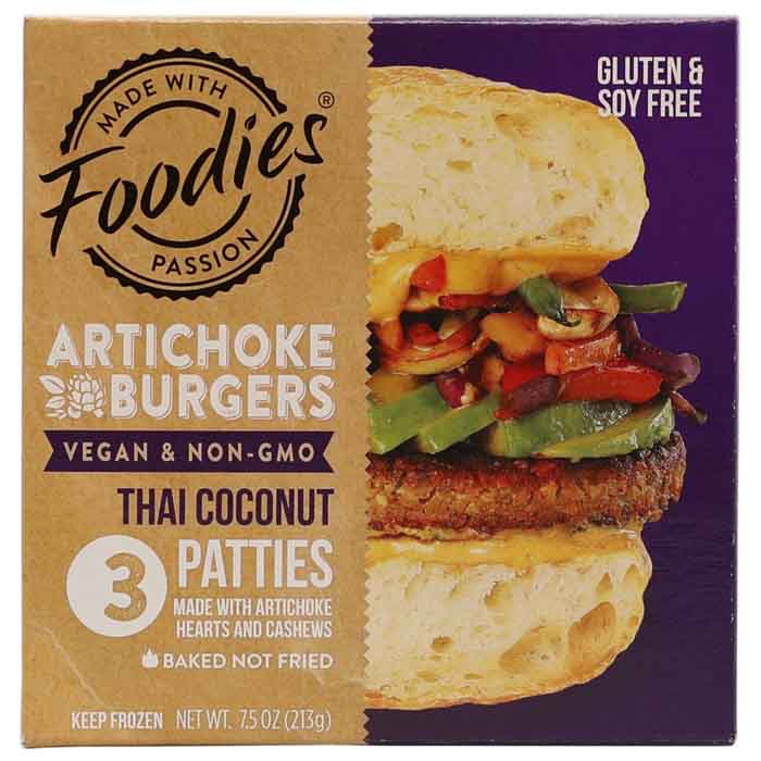 Foodies - Artichoke Burgers - Thai Coconut, 7.5oz