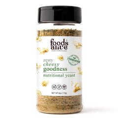 Foods Alive - Nutritional Yeast Zesty Cheesy Goodness, 6oz