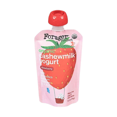 Forager - Yogurt Pouch Cashewmilk Strawberry, 3.2fo | Pack of 8