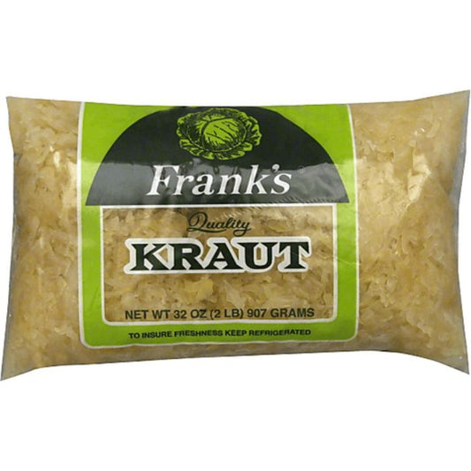 Franks Sauerkraut Poly Bag 2 Lb - Pack Of 12