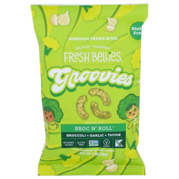 Fresh Bellies Baby Food - Groovies Broc n roll - front