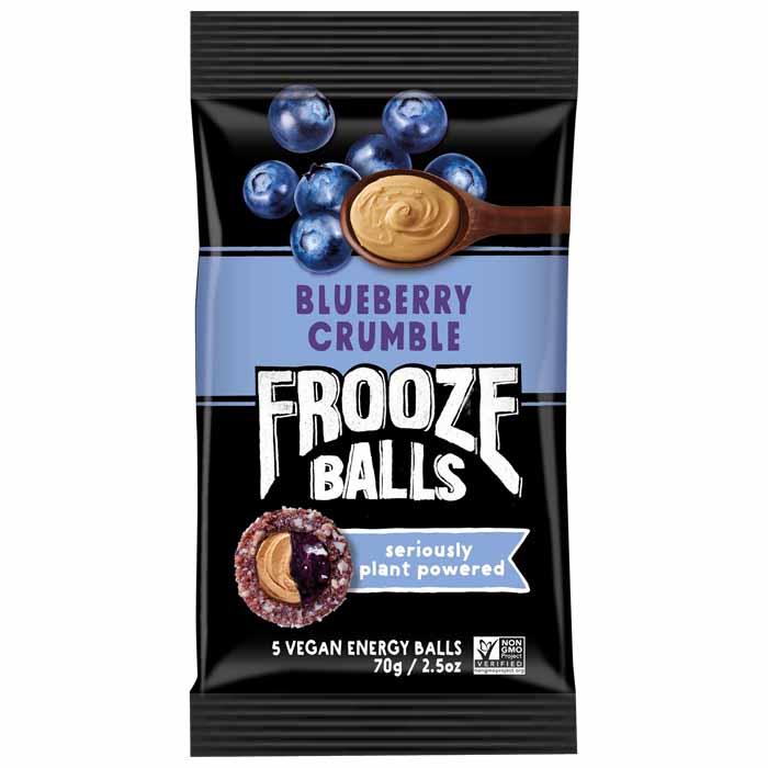 Frooze Balls - Energy Balls - Blueberry Crumble, 2.5oz 