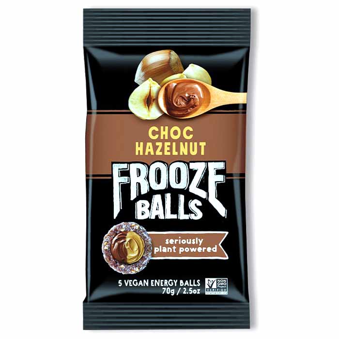 Frooze Balls - Energy Balls - Chocolate Hazelnut, 2.5oz 