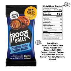 Frooze Balls - Energy Balls Caramel Chocolate Peanut Butter, 2.5oz