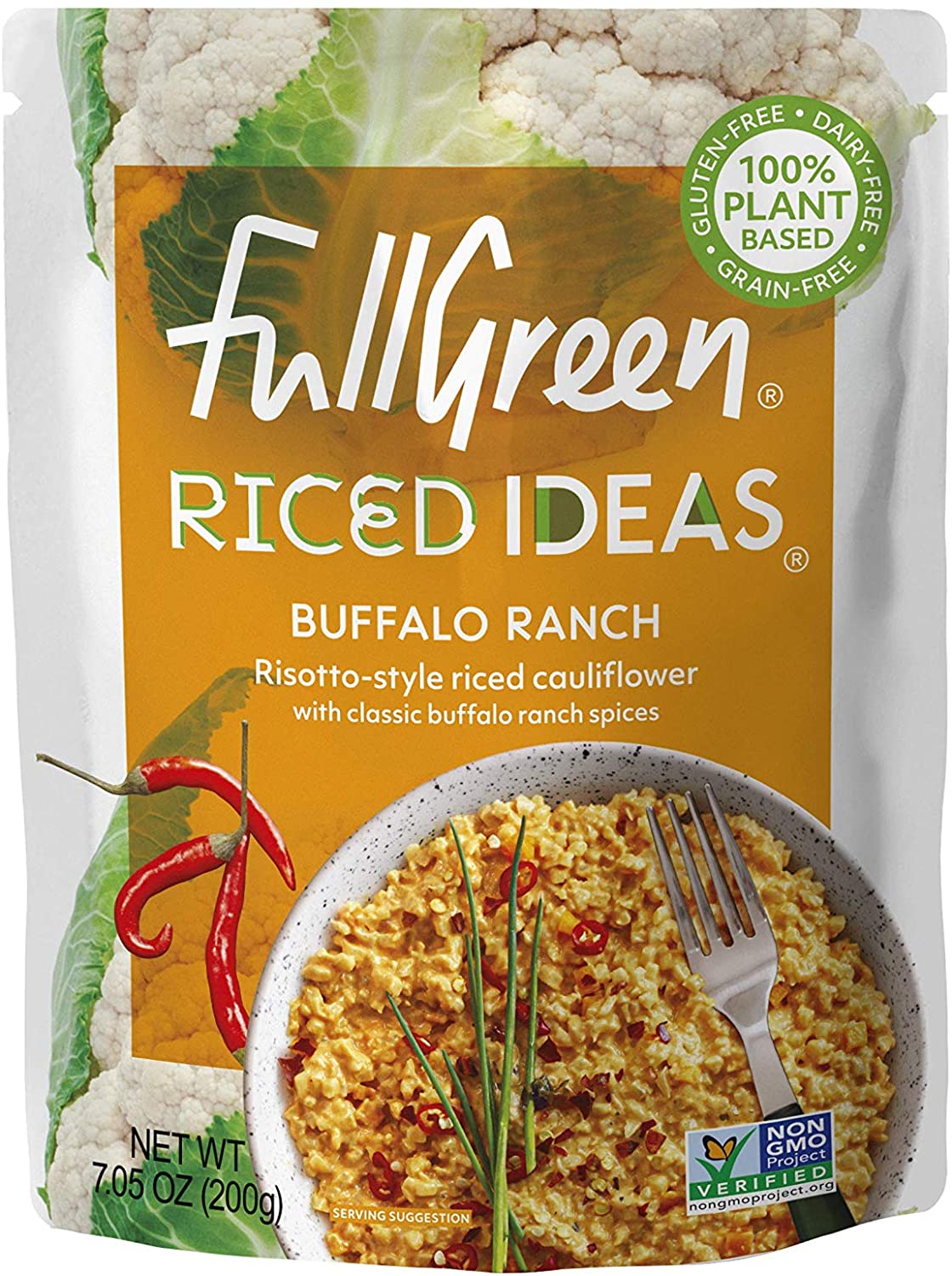 Fullgreen Riced Ideas - Buffalo Ranch 200g
 | Pack of 6 - PlantX US