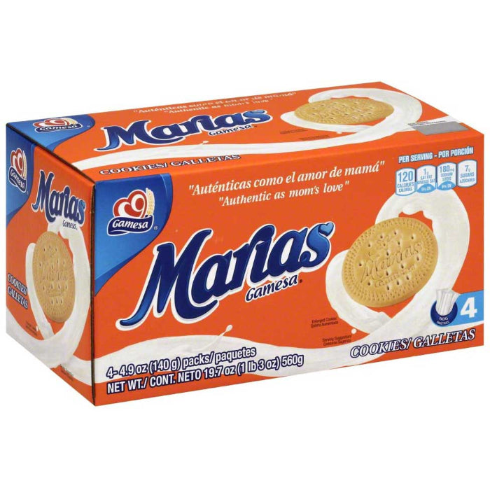 GAMESA - COOKIE MARIA BOX 19.7 OZ - Pack of 12