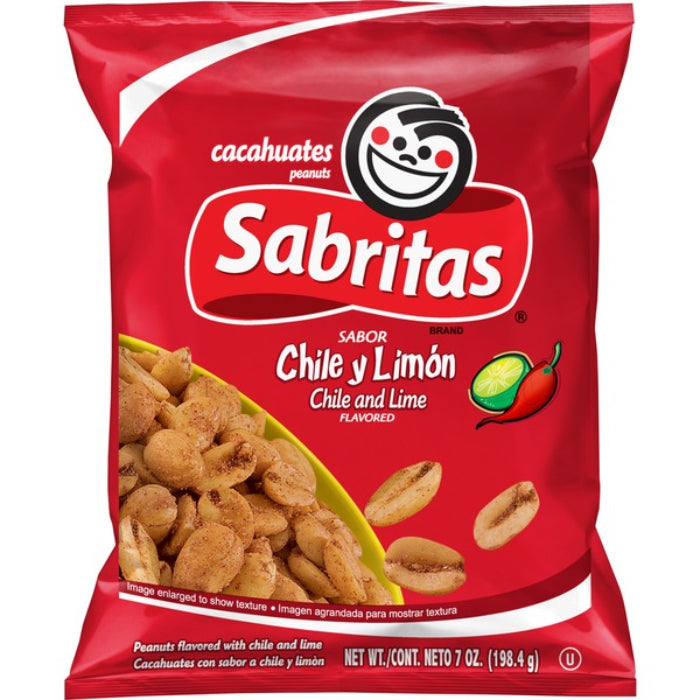 Gamesa - Sabritas Peanut Chile Limon, 7 oz | Pack of 12