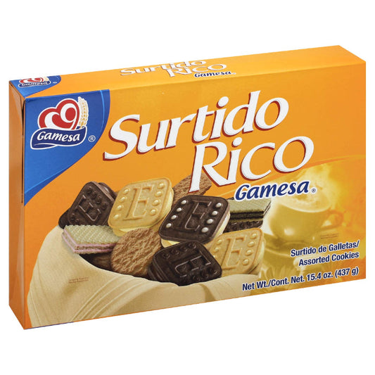 GAMESA - SURTIDO RICO COOKIE 15.43 OZ - Pack of 12