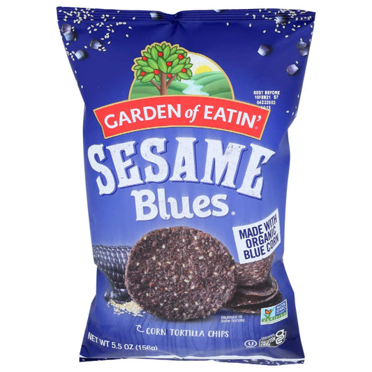 Garden of Eatin' - Tortilla Chips with Sesame, 5.5 oz | Pack of 12