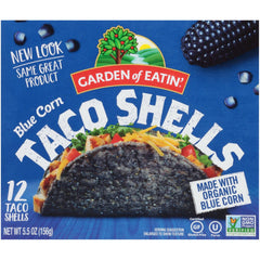 GARDEN OF EATIN - TACO SHELL BLUE 5.5 OZ - Pack of 12