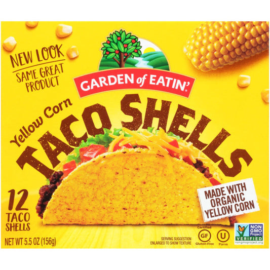 GARDEN OF EATIN - TACO SHELL YELLOW 5.5 OZ - Pack of 12