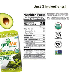 GIMME SEAWEED SSLT AVO OIL ORG 0.95 OZ - Pack of 8