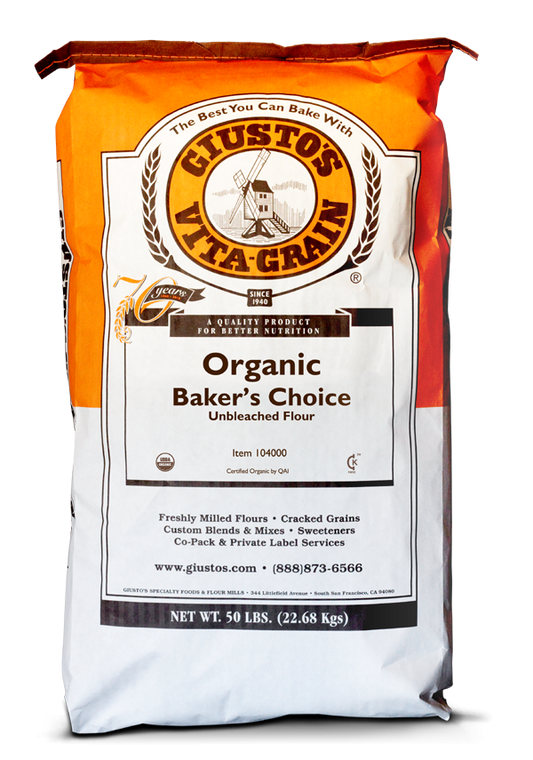 GIUSTO'S - Organic Baker's Choice Unbleached Flour