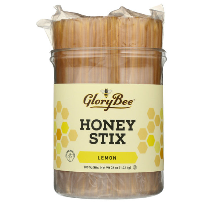 GLORYBEE HONEYSTIX CANSTR LEMON 200 PC - Pack of 1