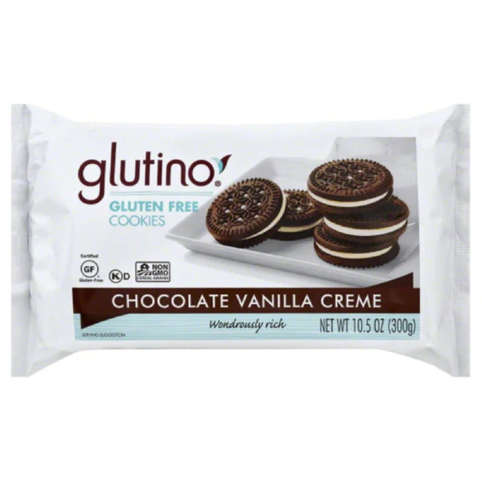 GLUTINO COOKIE SNDWCH CHOC VNLA CRM 10.6 OZ