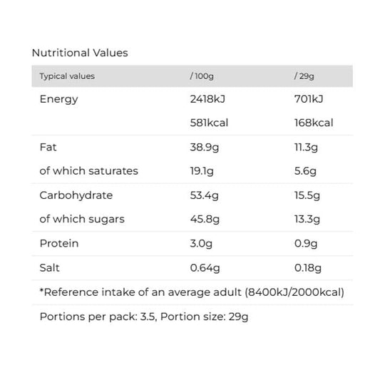 Galaxy - Chocolate Bar Caramel & Sea Salt, 135g - back