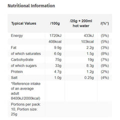 Galaxy - Vegan Hot Chocolate, 250g - back