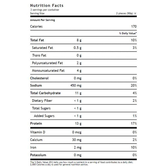 Gardein - Chipotle Lime Chick'n Tenders, 9.5oz - back