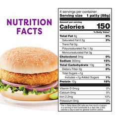 Gardein - Crispy Chick'n Patties, 12.4oz - back