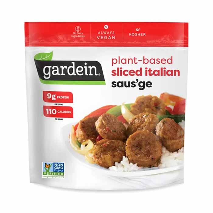 Gardein - Gardein Sliced Italian Saus'age, 9oz