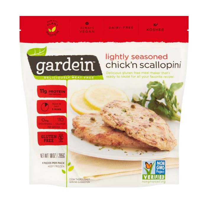 Gardein - Lightly Seasoned Chick'n Scallopini, 10oz