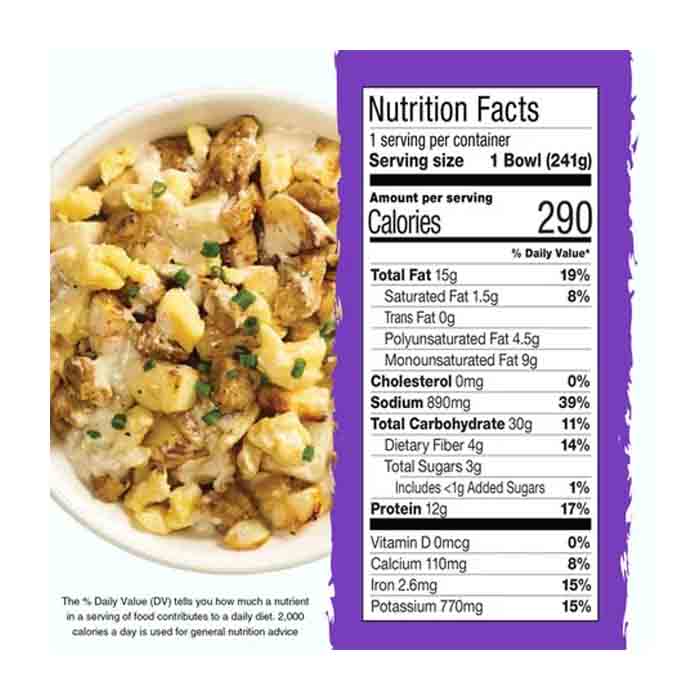 Gardein - Sausage Breakfast Bowl - Sausage Gravy, 8.5oz - back