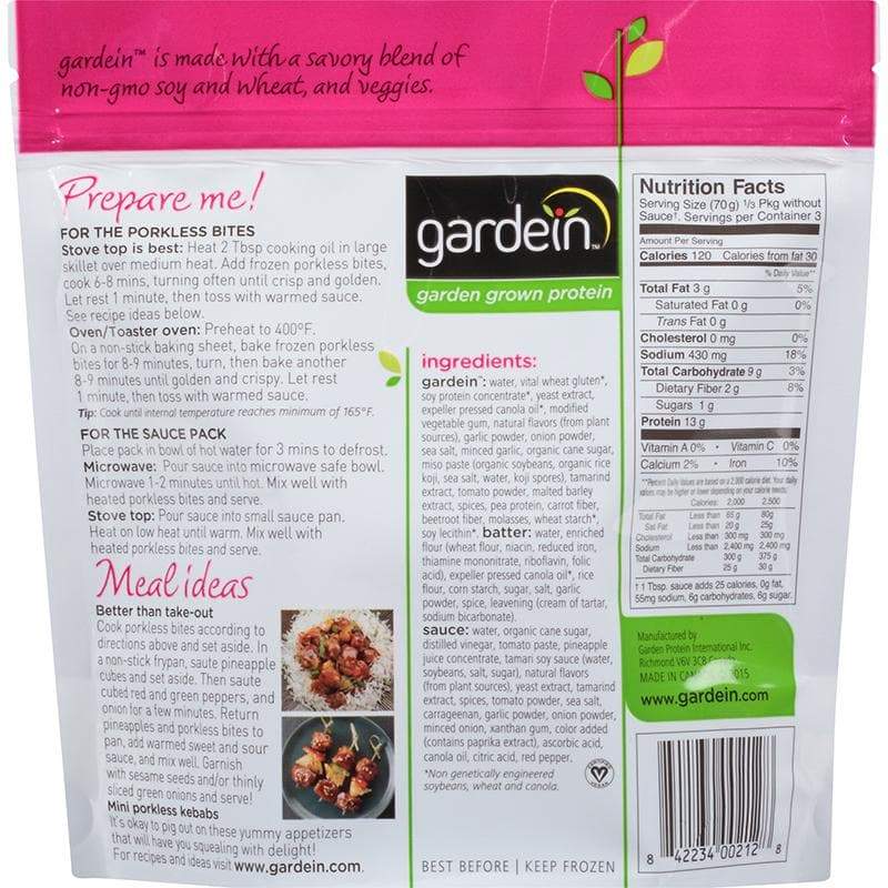 842234002128 - gardein porkless bites back