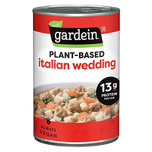 Gardein Plant-based Meatball Italian Wedding Soup, Vegan, 15 Oz | Pack of 12