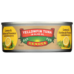 Genova - Tuna Ylwfin Lmn Herbs Oo 5 Oz - Pack Of 12