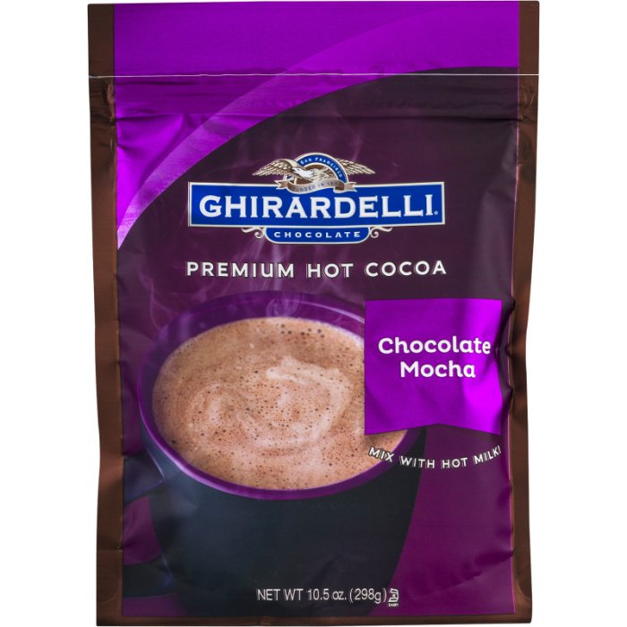 Ghirardelli Hot Cocoa Mix Mocha 10.5 Oz - Pack Of 6