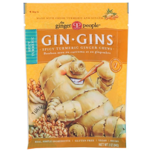 Ginger People - Ginger Chew Spcy Turmeric 3 Oz - Pack Of 12