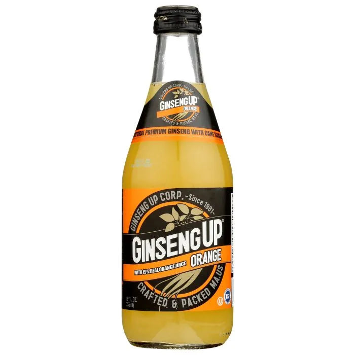 Ginseng Up - Orange Soda, 12oz