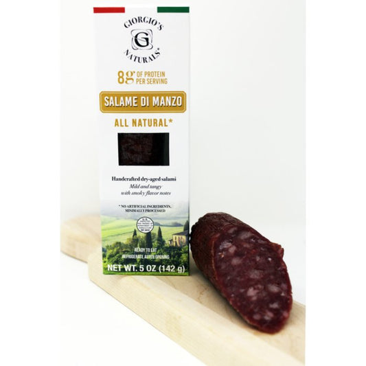 Giorgios Naturals - Salami Beef Di Manzo Nat 5 Oz - Pack Of 12