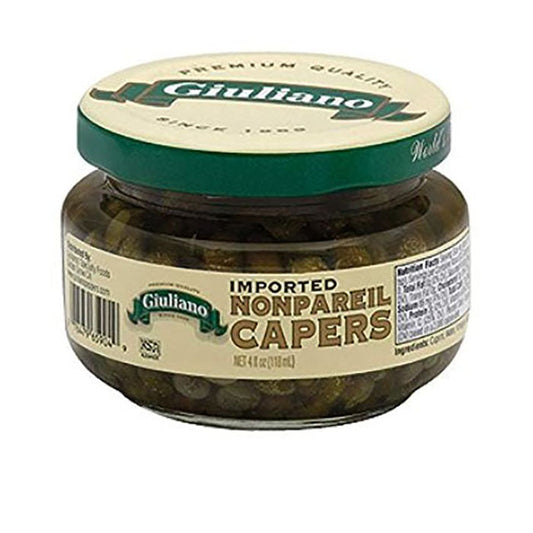 Giuliano Caper Nonpareil Imprtd 4 Oz - Pack Of 12