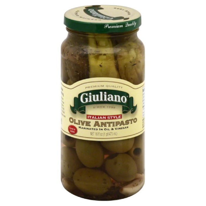 Giuliano - Olive Antipasto 16 Oz - Pack Of 6