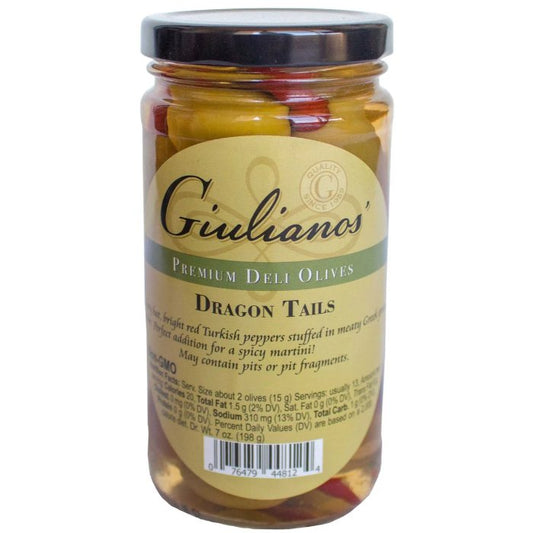 Giuliano - Olive Deli Dragon Tails 6.5 Oz - Pack Of 6