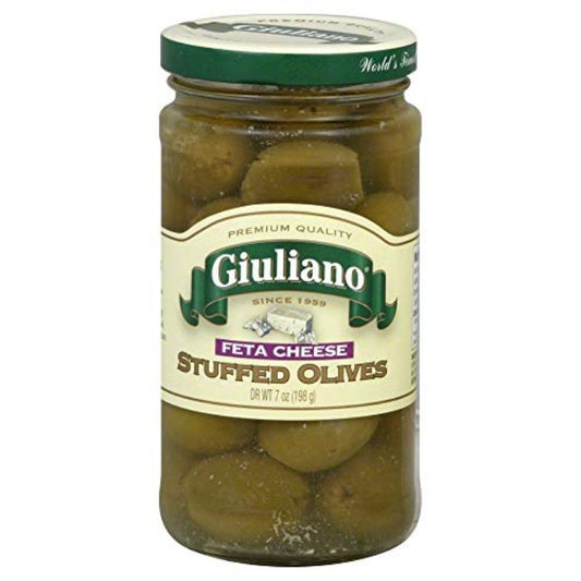 Giuliano - Olive Stfd Feta Chs 6.5 Oz - Pack Of 6