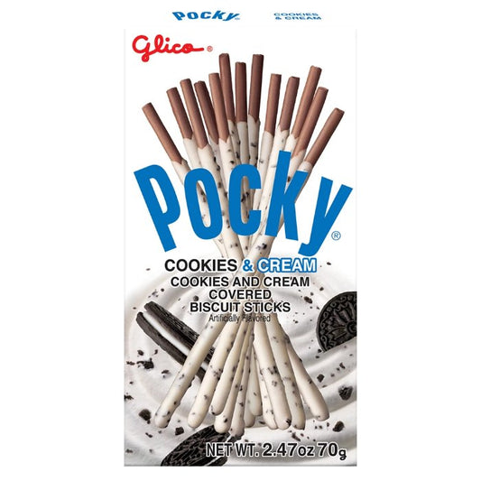 Glico - Snack Pocky Cooks & Cream 2.47 Oz - Pack Of 10