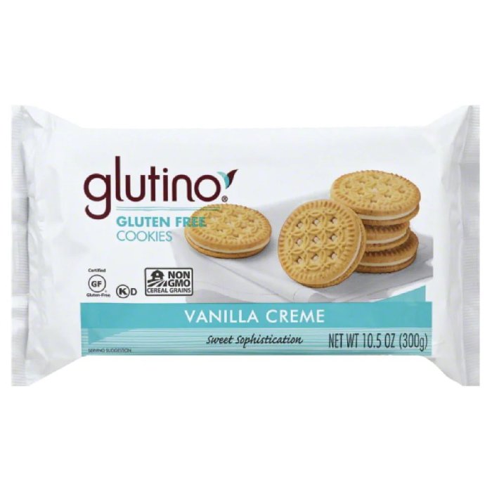 Glutino - Cookie Vnla Crm Gf 10.5 Oz - Pack Of 12