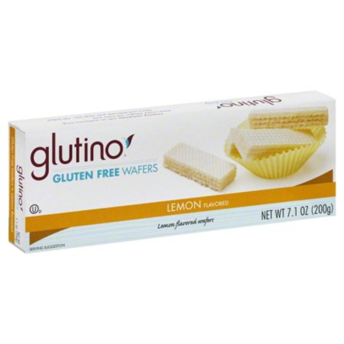 Glutino - Cookie Wafer Lemon Wf Gf 7.1 Oz - Pack Of 12