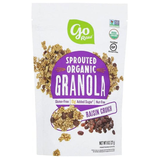 Go Raw - Granola Raisin Crunch 8 Oz - Pack Of 6