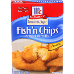 GOLDEN DIPT - MIX BATTER FISH & CHIP 10 OZ - Pack of 8