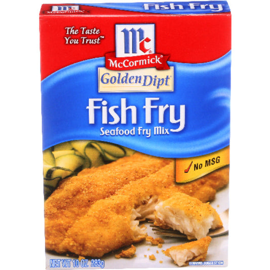 GOLDEN DIPT - MIX FRY FISH 10 OZ - Pack of 8