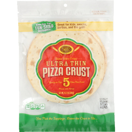 Golden Home - Ultra Thin Pizza Crust 7-Inch 8.75oz - Pack of 10