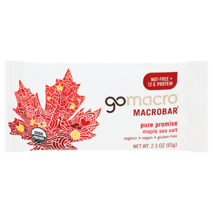 GOMACRO BAR MACRO MPLE SSALT 2.3 OZ - Pack of 12