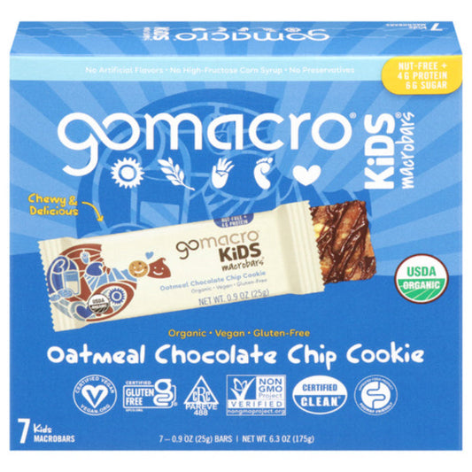 GOMACRO BAR OTML CC CKIE KDS 7PK 6.3 OZ - Pack of 7