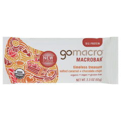 GOMACRO BAR SLT CRML CHC CHP ORG 2.3 OZ - Pack of 12