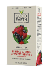 Good Earth -  Sensorial Hibiscus Rose & Sweet Berries Tea, 15Bag | Pack of 5